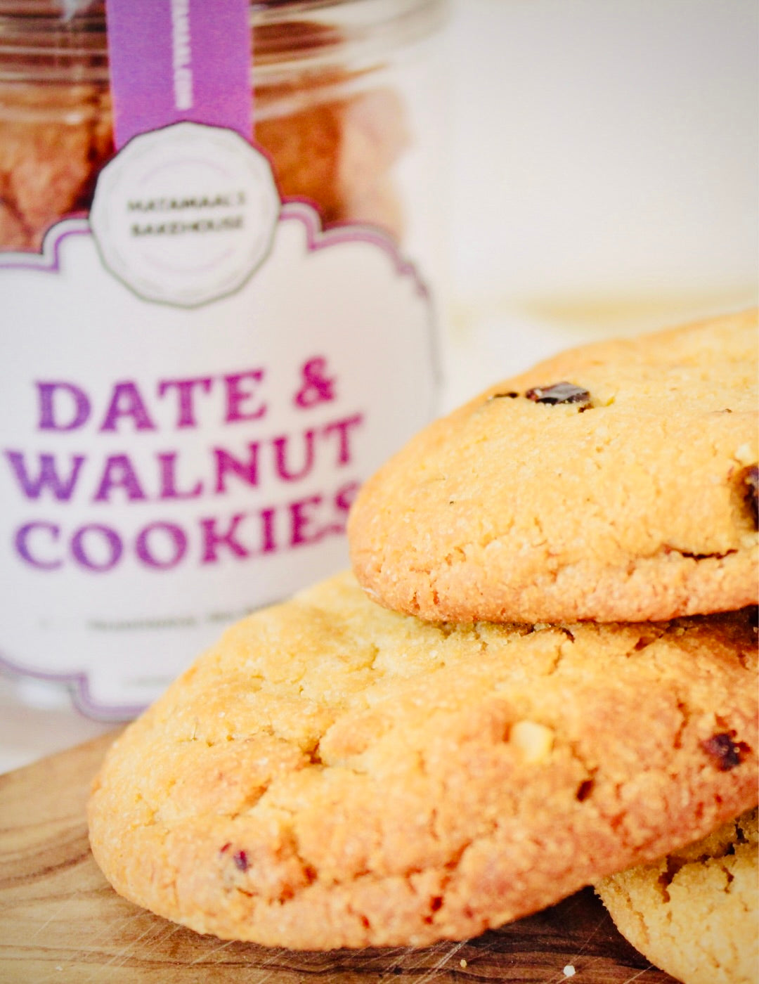 Date & Walnut Cookies